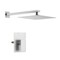 Kibi Cube Pressure Balanced Single Function Shower System with Rough In Valve - Brushed Nickel KSF411BN - alternate 1